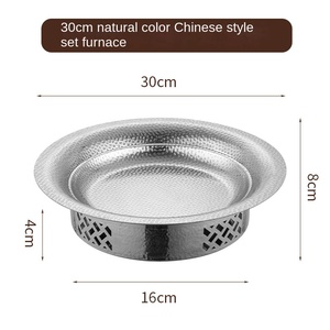 Thêm dày 304 thép không gỉ thương mại bộ đồ ăn ba lớp súp kho nồi Chop tiêu cá đầu đặc biệt có cồn - Product Image 6