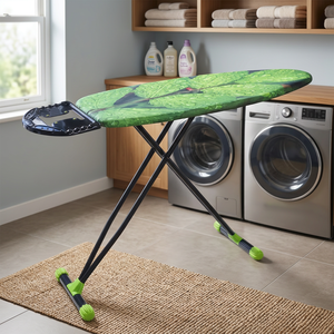 Ellipse Life Foldable <b>Iron</b> Adjustable Portable Modern Design Ironing Board Durable Fabric Cover Adjustable Height Standing Type - Product Image 3