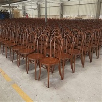 Chaises en bois courbé à vendre Vintage Wood U Style Event Bentwood Empilable Wedding Dining Chair Thonet Chairs