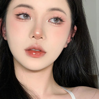 Brillant à Lèvres Haute Qualité Rose Motif Cœur Amour Effet Miroir Transparent Brillance Eau Hydratant pour Femme Adorable Rouge à Lèvres