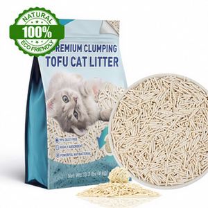 Arena para Gatos de Tofu a Base de Plantas, Certificada ISO9001, de Alta Absorción, Fuerte Aglutinación, 99% Libre de Polvo, Control de Olores, Venta al por Mayor de Fábrica OEM - Product Image 1