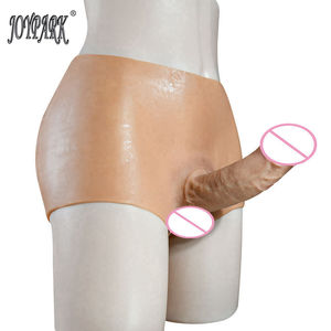 JoyPark Ropa Transgénero, Bragas con Correa de Silicona Sólida, Dildo Suave e Impermeable, Juguete Sexual para Parejas <span class=keywords><strong>Lesbianas</strong></span> - Product Image 2
