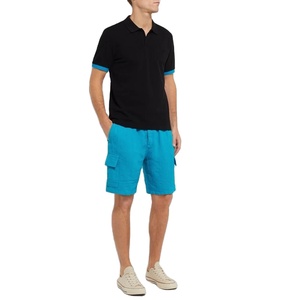Men's Quality Linen Waterproof <b>Shorts</b> New Design Casual Flax Clothing Summer <b>Bermuda</b> Mid Waist Drawstring Plus Size Breathable - Product Image 1