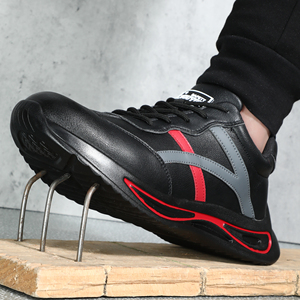 <b>Men's</b> Labor protection <b>Shoes</b> High Quality Waterproof Sports <b>Shoes</b> Lightweight and Comfortable Safety <b>Work</b> <b>Shoe</b> Zapatos De Cuero - Product Image 3
