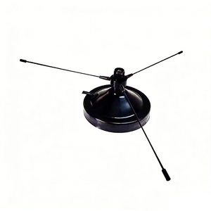 Antenne combinée à base magnétique noire avec signal amélioré, kit de montage au sol pour radio mobile de bus - Product Image 4