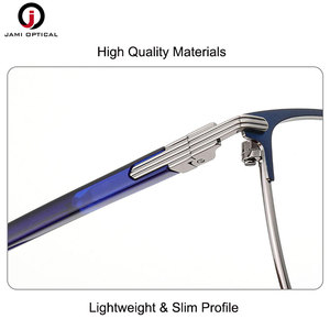 Người đàn ông thiết kế mới Kính Mắt vuông kính quang học chất lượng cao khung kim loại - Product Image 4