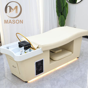 Tempat Tidur Pijat Elektrik Ergonomis untuk <span class=keywords><strong>Spa</strong></span> Kepala Jepang & Pijat Thailand dengan Desain Modern yang Tahan Lama dan Bak Fiberglass Melengkung untuk Salon <span class=keywords><strong>SPA</strong></span> - Product Image 3
