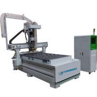 YN 1325 2030 profesional 9KW aire frío husillo ATC Puerta de trabajo de madera muebles que hacen cambio automático Multi herramientas enrutador Cnc