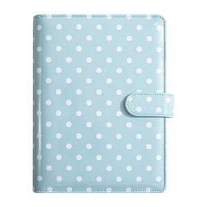 Carnet à feuilles mobiles en cuir écologique A5 motif Macaron XD A6 avec pince à billets magnétique et 100 feuilles pour planificateur budgétaire - Product Image 2