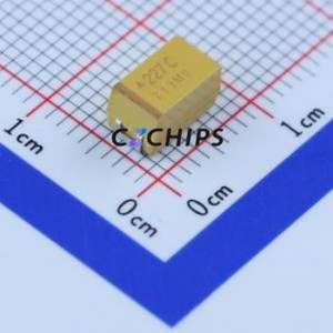Condensador de Tántalo TAJE227K016RNJ CASE-E-7343-43(mm) (Capacitancia: 220uF) (Precisión: 10%) (Voltaje Nominal: 16V) - Product Image 1