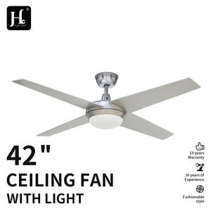 Ventilador de Techo Silencioso de 52 Pulgadas con 4 Aspas de Madera, Ahorro de Energía, con Luz, Diseño Moderno, Embalaje en Caja de Color - Product Image 2