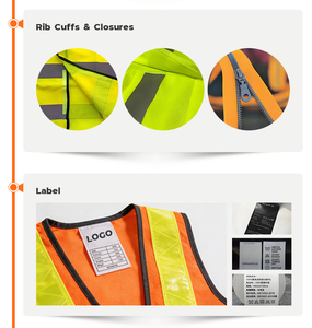 Áo phản quang đa túi tùy chỉnh, trang phục bảo hộ phản quang cao cấp dành cho xây dựng, giao thông, an ninh & các cuộc tụ họp công cộng - Product Image 6