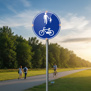 Señal Reflectante para Peatones y Ciclistas con Advertencia LED para Seguridad Vial - Product Image 3