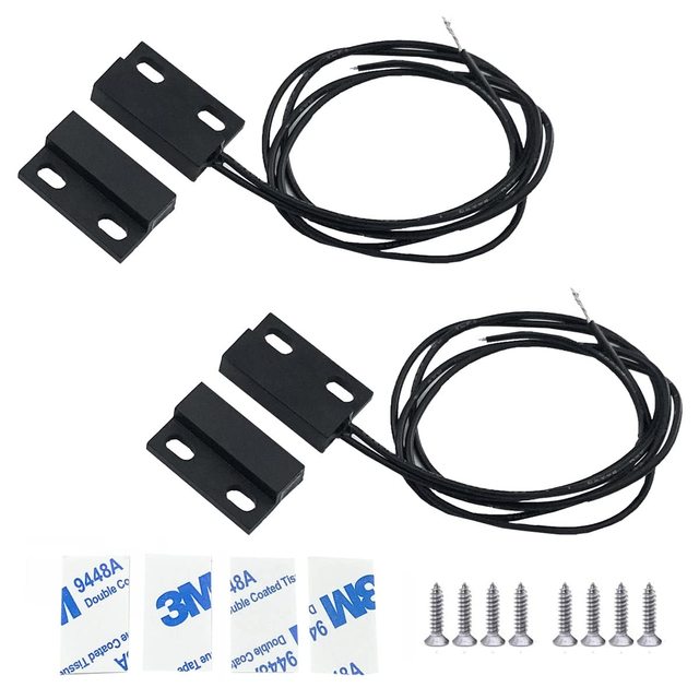 Magnetic Reed Switch Normally Closed NC Waterproof Magnetic Switch 10W 100v 0.5A Magnetic Door Sensor Switch