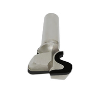 Fresa de doble punta para carpintería, con vástago de 1/2 pulgada, con punta de diamante PCD, para fresado de tiradores de armario y acabado brillante
