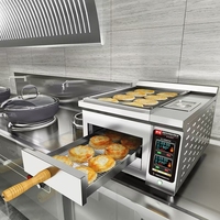 Kommerzieller Elektrischer Fleischpasteten-Bratofen Fladenbrot-Backmaschine für Imbiss und Restaurant