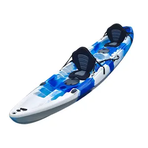 Canoa-Tabla de Paddle surf para deportes acuáticos, Kayak Tandem, no inflable, de plástico, barato, para 2 personas, barcos y barcos