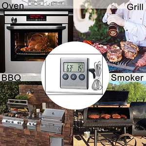 Thermomètre numérique étanche DD1069 avec alarme et rétroéclairage pour cuisson, barbecue et cuisine – Vente en gros - Product Image 4