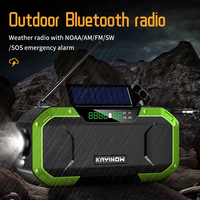 Home Nützliche Musik Lautsprecher Camping Licht Sturm Empfänger TF Karte Am/FM/Noaa Notfall Radio Handkurbel Solar Wetter FM Radio