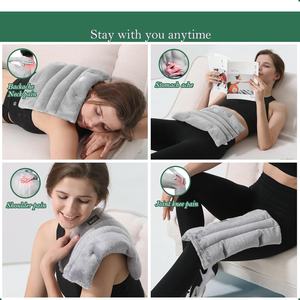Coussin chauffant micro-ondable Romfox pour soulager la douleur, chaleur humide, crampes, muscles, articulations, dos, nuque, épaules, compresse chaude/froide - Product Image 4