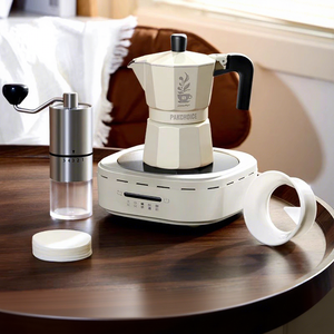 <span class=keywords><strong>Cafetera</strong></span> Manual de Espresso, <span class=keywords><strong>Cafetera</strong></span> de Válvula Única, Mini Juego de Preparación Manual de Aluminio, <span class=keywords><strong>Cafetera</strong></span> Italiana Pequeña Portátil para el Hogar - Product Image 2