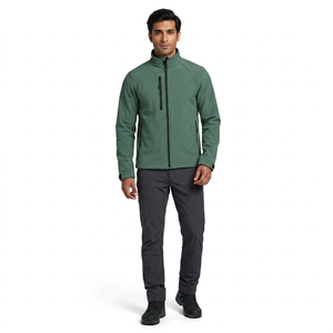 Finer Threads <b>Men's</b> Softshell Sports <b>Jacket</b> Canvas 100% Cotton Stand Collar Waterproof Breathable <b>Long</b> Sleeve Hooded Vintage - Product Image 1