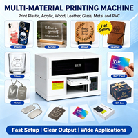 Impresora UV de Inyección de Tinta Continua 3060 en Oferta, Impresora Digital A4 XP600 Automática de Escritorio para Tarjetas de Identificación con Tinta UV