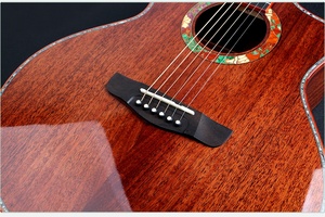 Weifang Rebon 6 corde 41 pollici tutto solido JF corpo a forma di chitarra acustica elettrica - Product Image 4