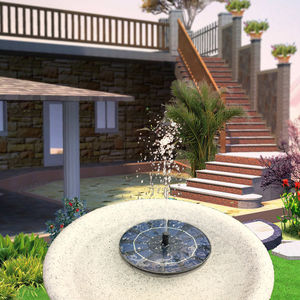 Pompe de fontaine solaire pour salle de bain oiseau fontaine d'eau solaire flottante sur pied adaptée aux nids jardins étang décoration extérieure - Product Image 5