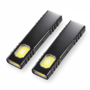 Mini lampe torche LED multifonctionnelle avec affichage de la puissance, portable, rechargeable, avec aimant à l'arrière, lampe de travail, lampe de camping - Product Image 1