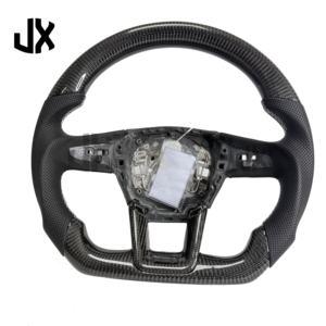 Volante de coche de fibra de carbono para Audi RS3 8Y S3 B8 Q1 Q3 <span class=keywords><strong>A1</strong></span> 8X RS4 B8 A6 B8.5 Q5 A7 A4 B9 RS6 RS7 S4 - Product Image 4