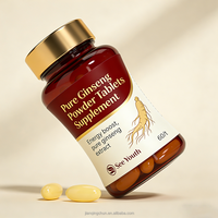 Complément Alimentaire en Comprimés de Ginseng Herbal pour Adultes : Soin Quotidien de la Santé, Soutien du Système Immunitaire et Avantages Antioxydants