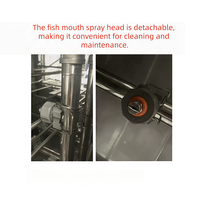 Laveuse de caisses de qualité alimentaire, machine intégrée de lavage et de séchage pour abattoir
