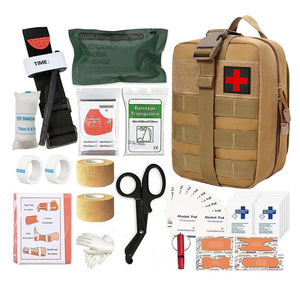 Trousse de premiers secours personnalisée Firstime, trousse de premiers secours en nylon, trousse tactique IFAK pour la survie en milieu sauvage - Product Image 3