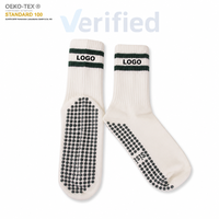 Chaussettes de yoga et de Pilates pour femmes, tricotées, respirantes, antidérapantes, avec logo personnalisé sur le revers inférieur, collection Printemps, personnalisables OEM