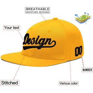 Casquette Snapback Brodé(e) Personnalisé(e) FOXA 100% Coton Unisexe Réglable avec Texte et Design Personnalisé Avant et Arrière - Product Image 2