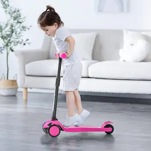 Scooters Kick Children Foot Kick Scooter With 3 PU Led Light Wheels Kids Scooter For Sale