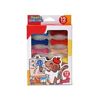 Crayons en forme d'os de dessin animé, pinceaux pour enfants, ne salissent pas les mains, nouvel emballage, coffret cadeau de crayons pour gribouiller