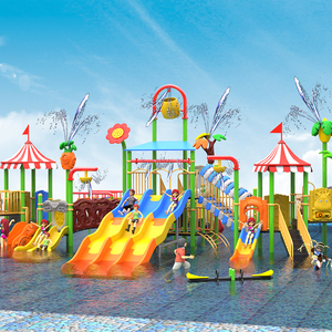 Trượt nước lớn, nhà nước trẻ em và pháo đài nước, bể bơi trong nhà Phun Nước thiết bị giải trí - Product Image 6