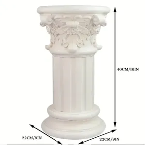 <span class=keywords><strong>Statua</strong></span> di Colonna <span class=keywords><strong>Greca</strong></span>, 40 cm di Altezza, Elegante Scultura di Colonne Romane Greche Bianche, Supporto Decorativo per Esterni, Giardino, Patio, Matrimoni - Product Image 3