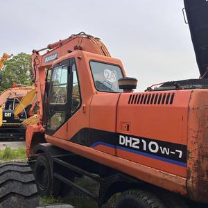 Doosan เครื่องขุด DH210W-7ล้อ21ton มือสองพร้อมส่วนประกอบหลัก - Product Image 1