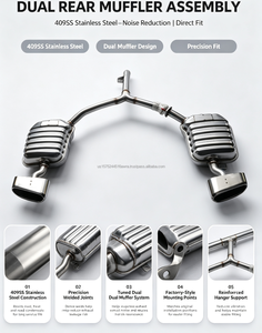 ท่อไอเสียสแตนเลส YUEYANG 409SS สำหรับรถยนต์ Sonata 9 ความหนา 1.2 มม. รับประกัน 1 ปี - Product Image 3