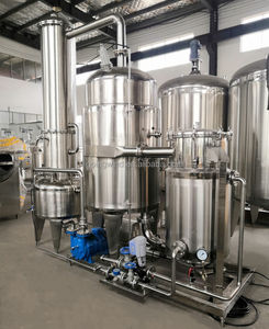 Evaporateur à circulation naturelle et forcée système d'évaporation sous vide en acier inoxydable évaporateurs à <span class=keywords><strong>film</strong></span> essuyé ascendant - Product Image 4