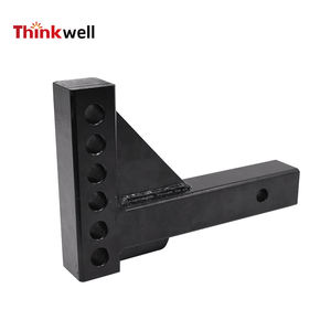 Réglable 5000lbs <span class=keywords><strong>Attelage</strong></span> Drop 4 Ball Mount 2 "Soudure Remorque Récepteur Noir Puissance Enduit En Acier Remorquage <span class=keywords><strong>Crochet</strong></span> De Remorquage Connexion - Product Image 6