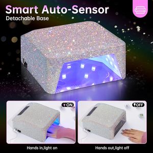 Lámpara de uñas LED UV profesional de 96W, lámpara eléctrica de curado rápido para esmalte de Gel, secador de uñas brillante con enchufe estadounidense hecho de plástico - Product Image 3