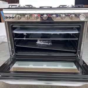 <span class=keywords><strong>J</strong></span> Appareils ménagers 4 gaz 2 four électrique en acier inoxydable cuisinière avec four à gaz offre spéciale four à <span class=keywords><strong>pizza</strong></span> cuisinière - Product Image 1
