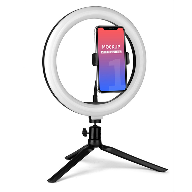 6inch Dimmable LED Circle Ring Camera Beauty Selfie Ring Fill Light With Tripod Stand for YouTube Makeup Photography Ring Light