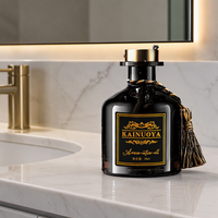 Diffuseur d'ambiance de luxe 50 ml – Parfum d'intérieur en bouteille de verre avec bâtonnets – Huiles essentielles naturelles