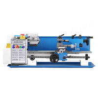 Nouveau produit 870mm * 330mm * 330mm Mini centres de tour: 14 "(350mm) Swing Over Bed: 7" (180mm) Machine Tour manuel Mini tour Machine