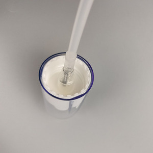Bomba de crema de plástico de 24mm con tapa de cubierta grande Bomba de tratamiento de loción de plástico cosmético - Product Image 4